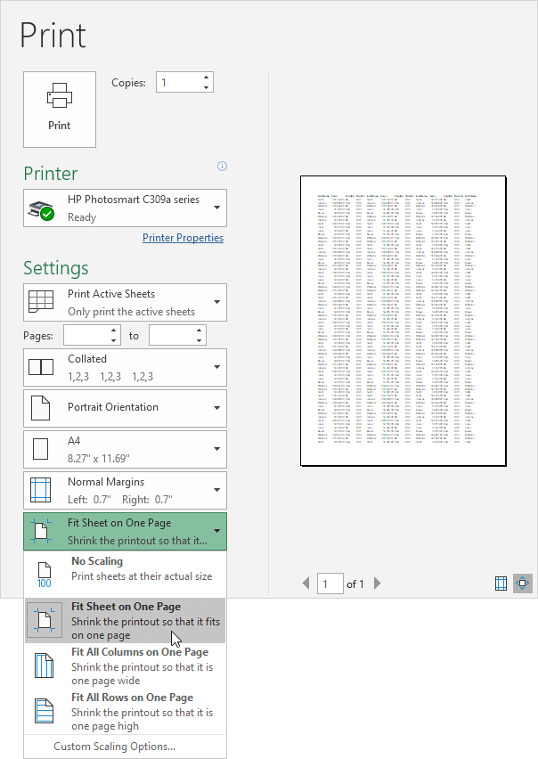 Print in Excel Easy Excel Tutorial