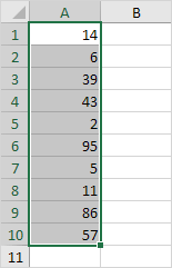 Excel Conditional Formatting Example