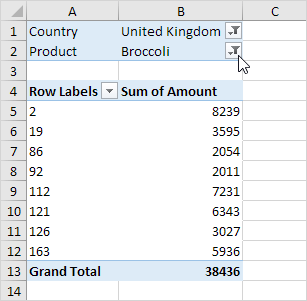 Multiple Report Filter Fields