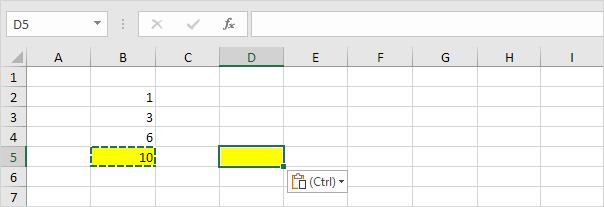 Paste Formatting in Excel