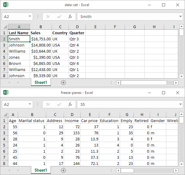 View Multiple Excel Workbooks