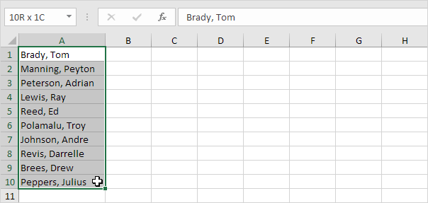 Text to Columns Example in Excel Text to Columns Example in Excel