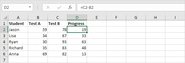 Tanpa Formula Array , Langkah 1