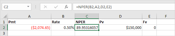 Nper Function