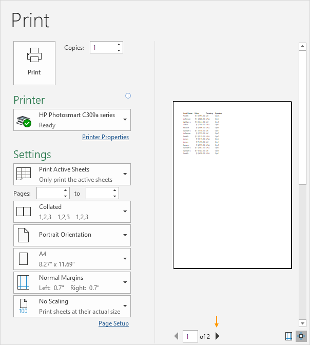 Featured image of post Print Only Active Sheets Excel : Print your workbook, worksheet, more than 1 sheet, chart, selected range, limited pages etc.