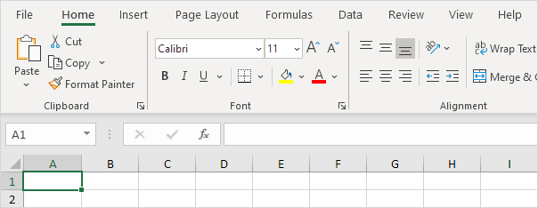Ribbon in Excel In Easy Steps