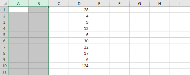 Add Multiple Columns in Excel