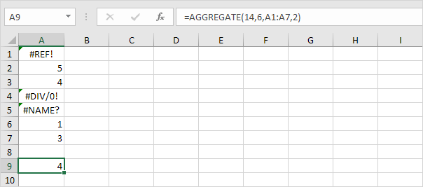 Aggregate and Large Function