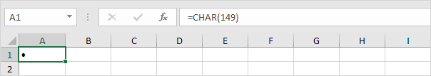 CHAR function