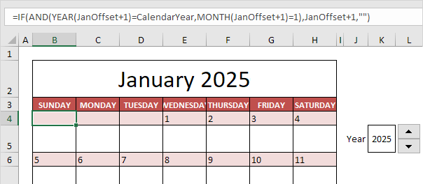 Create A Calendar In Excel In Easy Steps