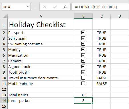 COUNTIF function