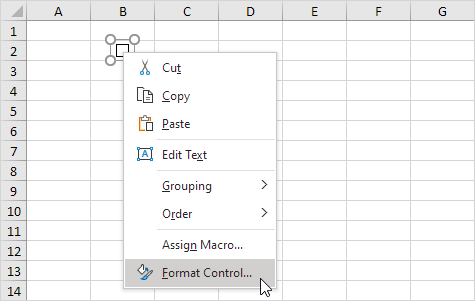 Right Click, Format Control