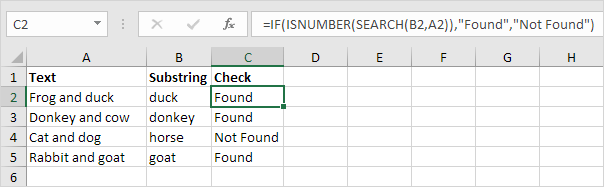 Check If a Cell Contains Specific Text