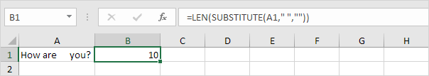 LEN and SUBSTITUTE
