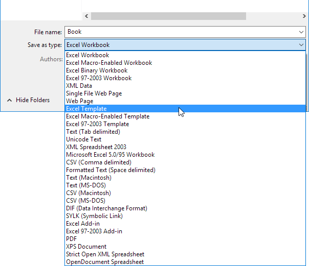 Where is Save As command in Excel 2007, 2010, 2013, 2016, 2019 and 365