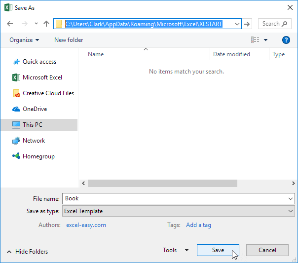 Default Templates In Excel Easy Excel Tutorial