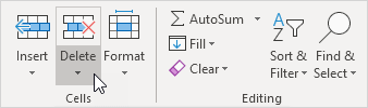 Click Delete Click Delete