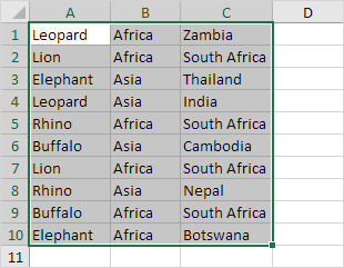 Find Duplicate Rows in Excel