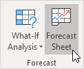 Click Forecast Sheet