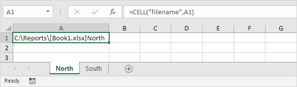 Get Sheet Name In Excel In Easy Steps