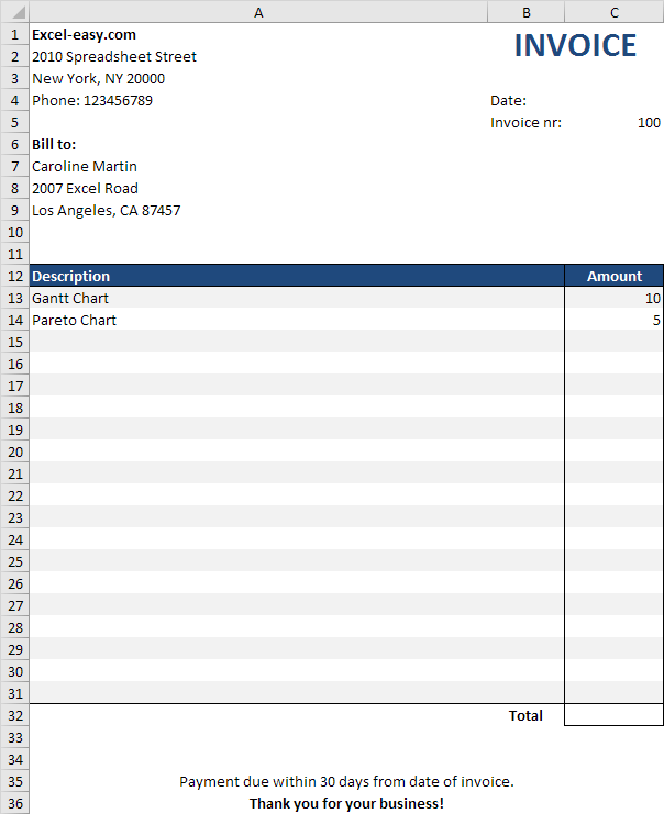 15+ Invoice Template Thank You PNG