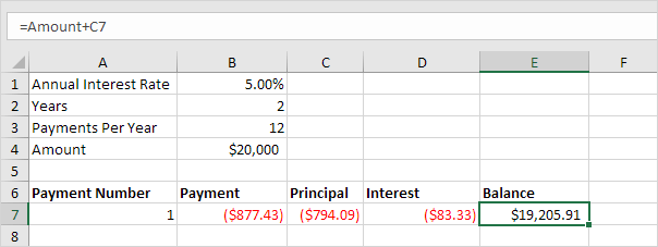 Loan Amortization Schedule In Excel Easy Excel Tutorial