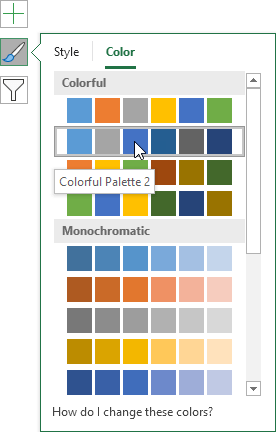 Change Pie Chart Colors