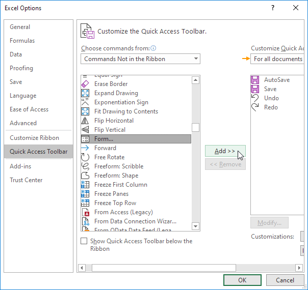 Add Command Add Command