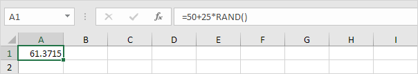 Modified RAND function