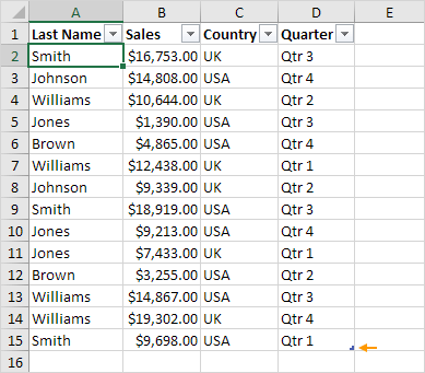 Remove Table Formatting