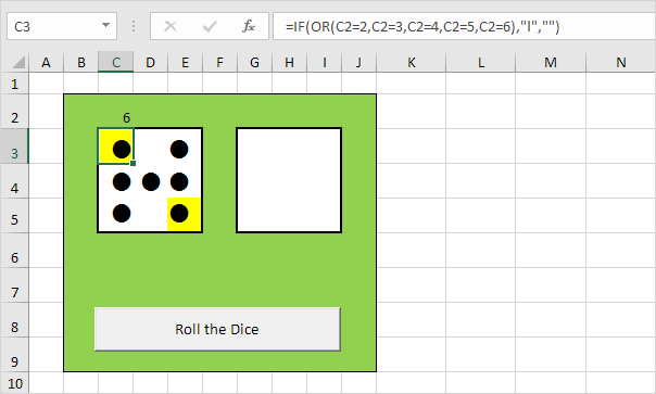 How to Roll two Dice in Excel