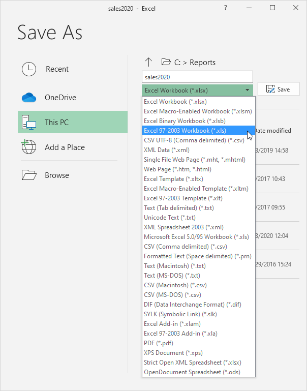 Cara Merubah Format Excel Xls Ke Xlsx