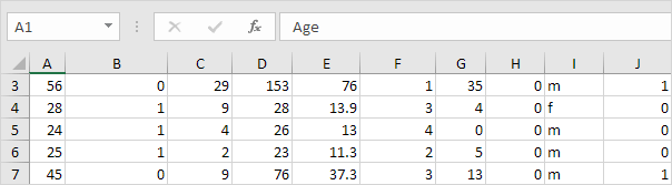 Scroll Through Worksheet