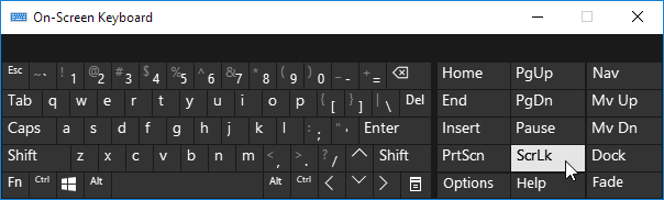 how to turn off scroll lock in excel 2013