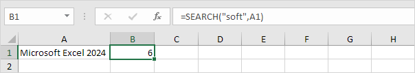 Search Function in Excel