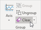 Clear Sparkline