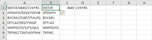 Split Data Into Multiple Columns