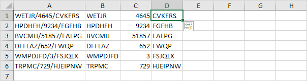 Split Data Into Multiple Columns