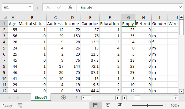 Split Sheet Vertically