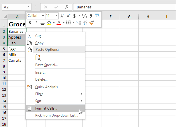 key shortcut for strikethrough in excel