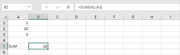Basic Function in Excel