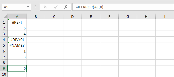 IfError Function