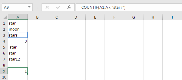 Wildcard Character Wildcard Character