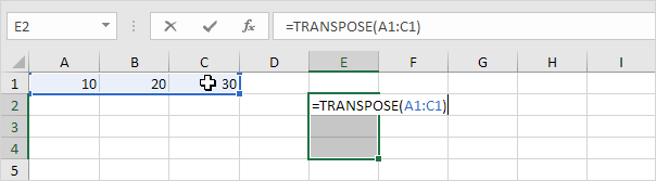 Transpose Function