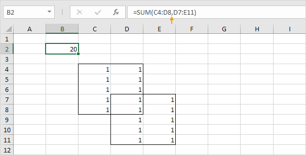 Union Operator in Excel