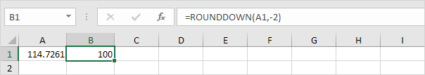 Round Down to Nearest 100