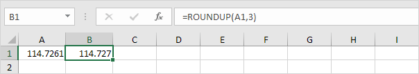 Round Up to Three Decimal Places