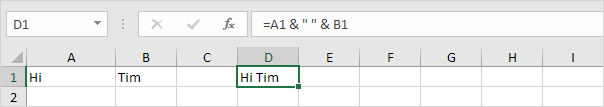 Join Strings In Excel