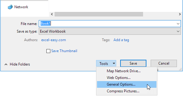 how do you password protect an excel document