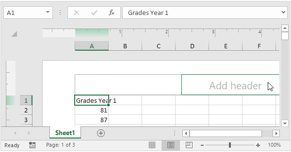 Add Headers And Footers In Excel In Easy Steps